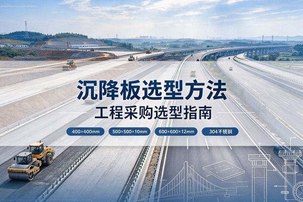 东河沉降板选择方法