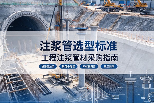 东河注浆管选型标准