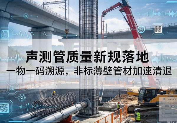 东河声测管质量新规落地，一物一码溯源，非标薄壁管材加速清退