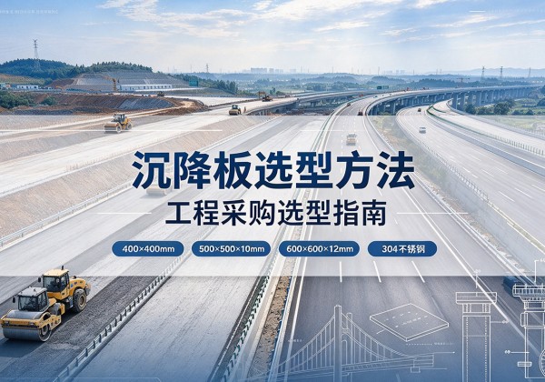 东河沉降板选择方法
